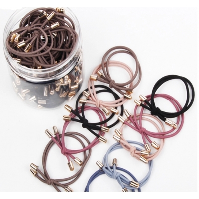 Women's Simple Fashion Hair Rope Multi-color Combination Hair Rope Set